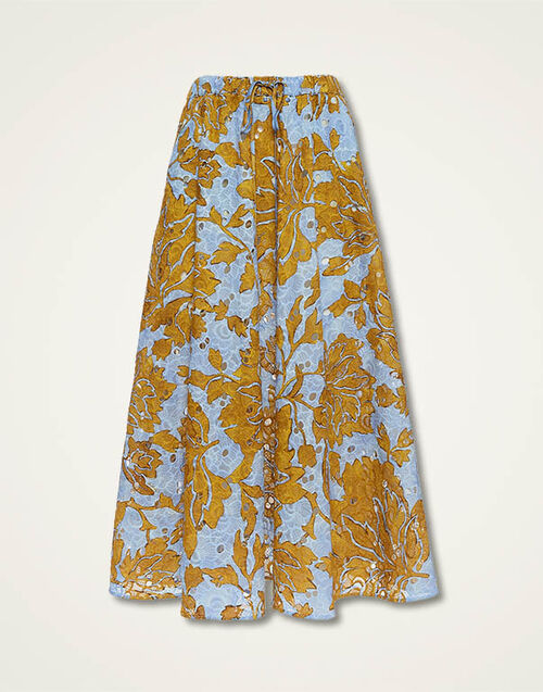 La DoubleJ Drawstring Skirt Tangle Light Blue SKI0098EMB031TAN01BU01