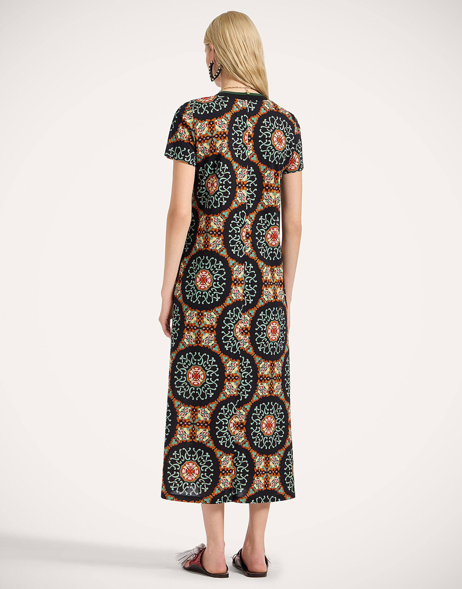 La DoubleJ Sporty Swing Dress Ballata Black DRE0247JER002BAL01BL01