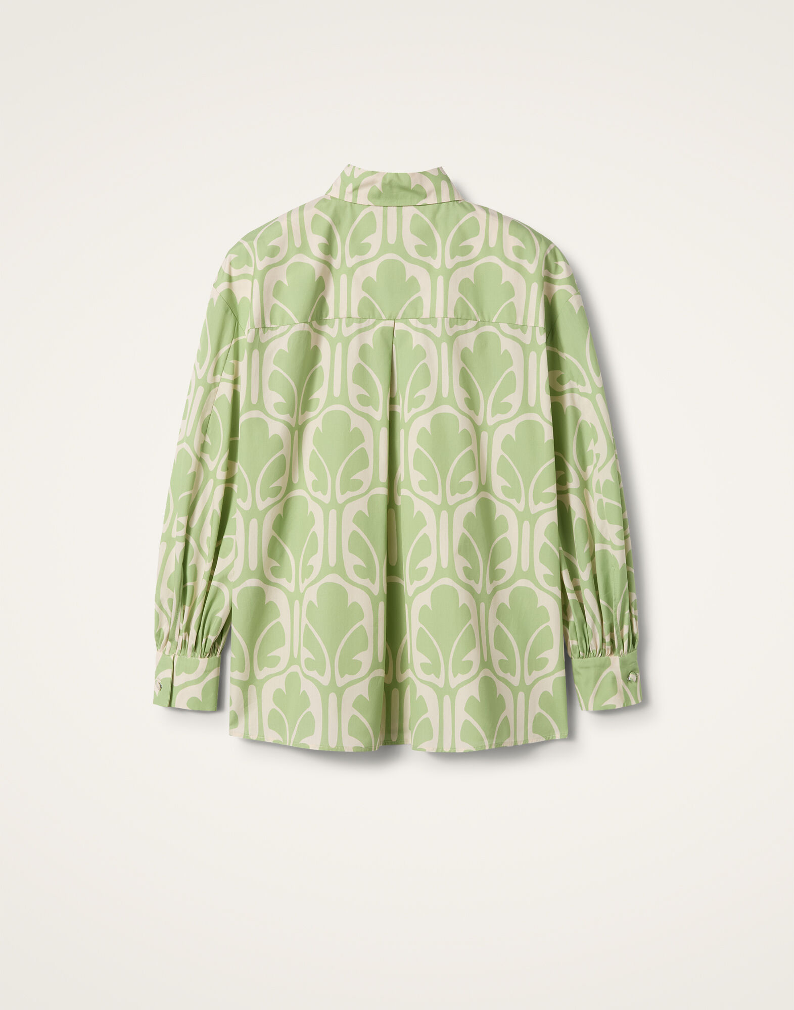 La DoubleJ Poet Shirt Grove SHI0055COT039GRV01GR05