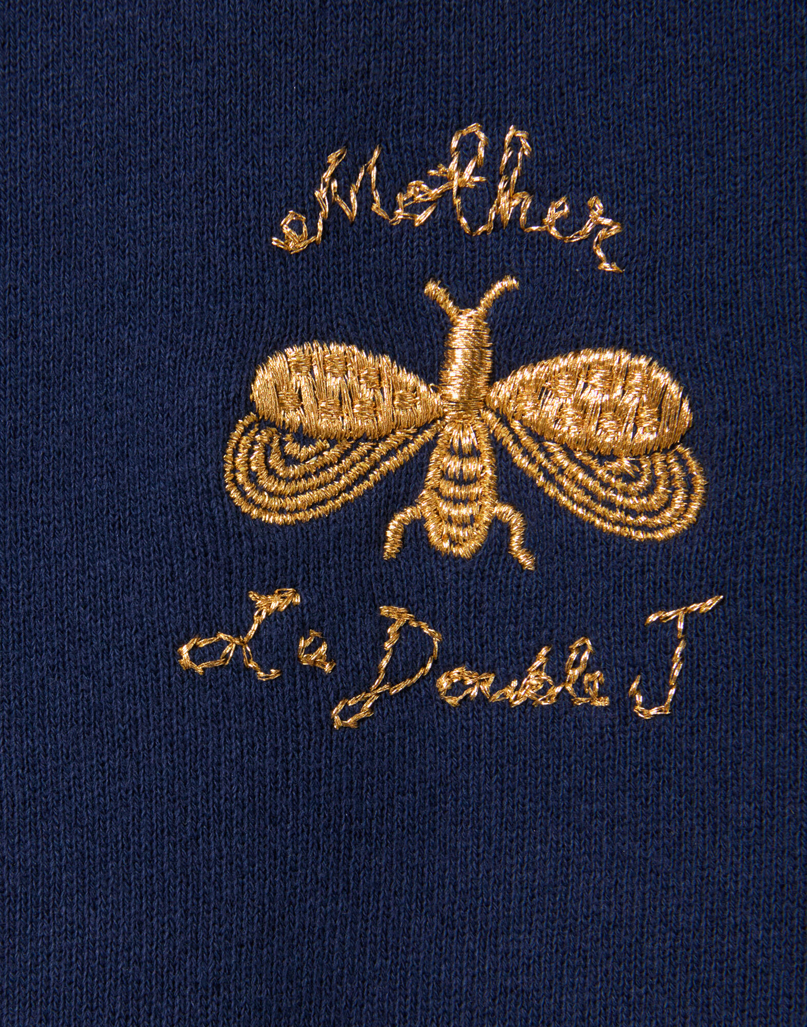 La DoubleJ The Biggie Concert Sweatshirt Bug Off Blue SWE0041JER060BUG01BU03