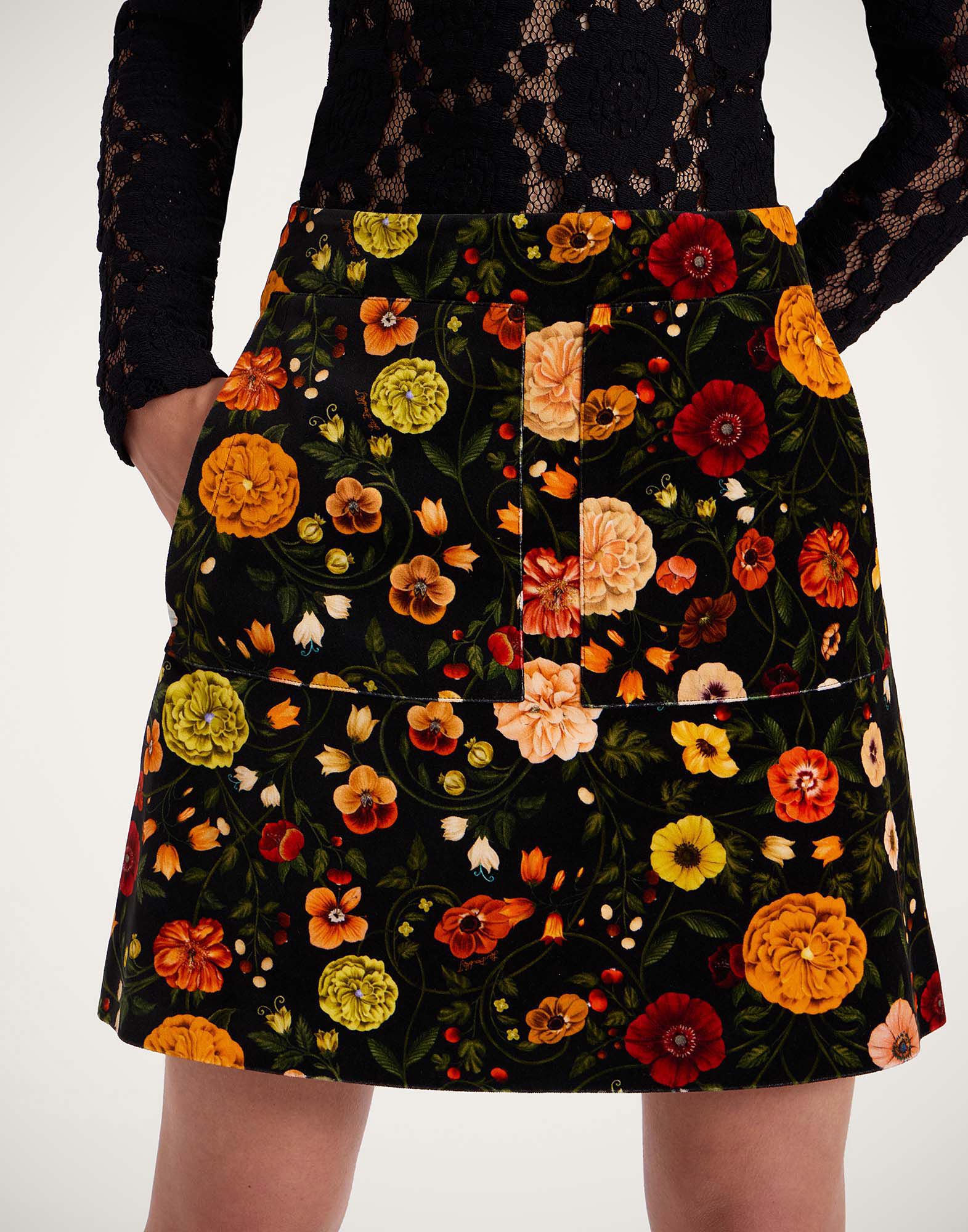 La DoubleJ Short Skirt Botticelli Black SKI0027VEL001CEL01BL01