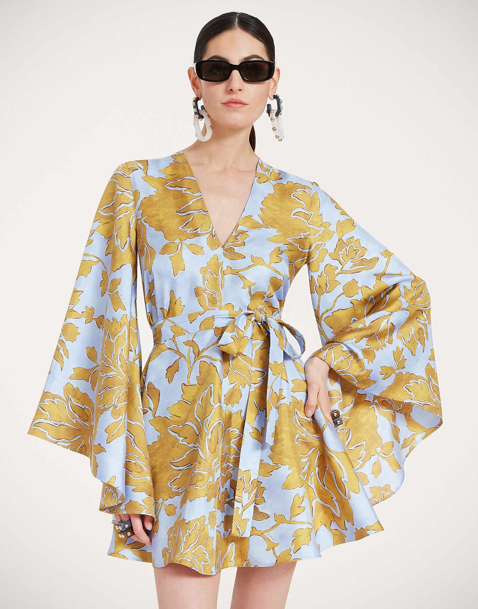 La DoubleJ Mini Magnifico Dress Tangle Light Blue DRE0561SIL001TAN01BU01