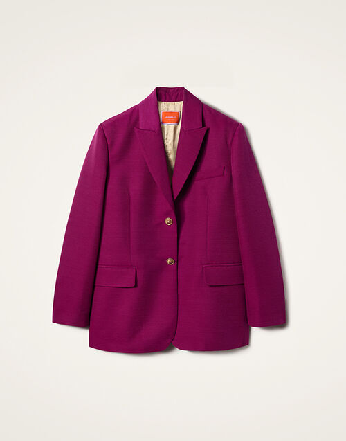 La DoubleJ Jones Jacket Solid Purple JAC0106CAD001SOLIDPU01