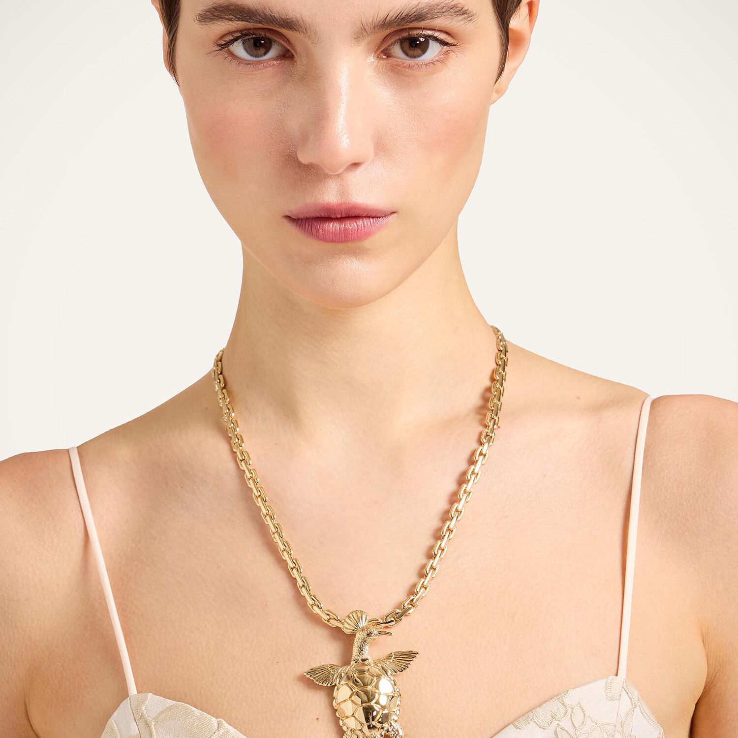 La Double J Turtlair Necklace