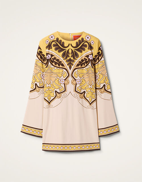 La DoubleJ Mini Supreme Swing Dress Spells Placée Yellow DRE0619VIS011SPE01YE02