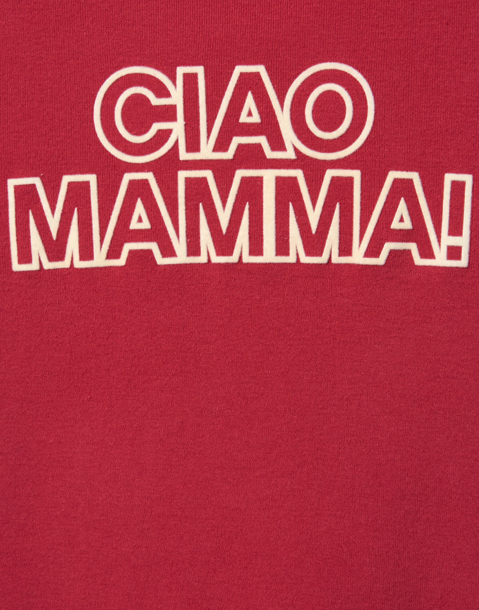 La DoubleJ Itty Bitty Concert Racer T-Shirt Ciao Mamma! Red TSH0062JER058MAM03RE01