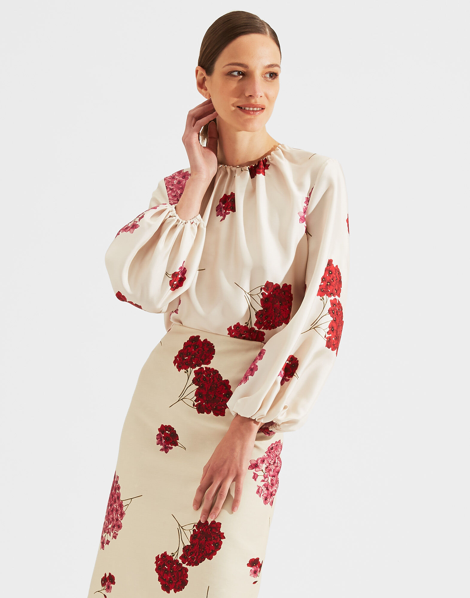 LaDoubleJ Charming Top Ortensia TOP0021SIL001ORT0001