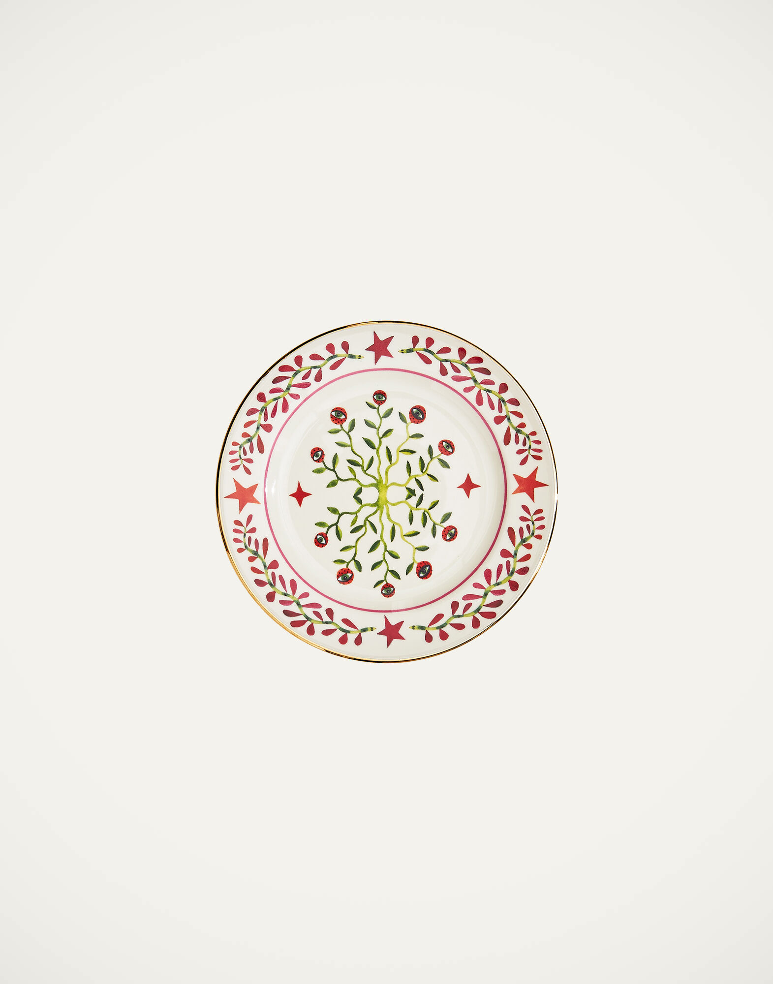 La DoubleJ Dessert Plates Set of 2 Eye Vines DIS0063CER001HLE0001