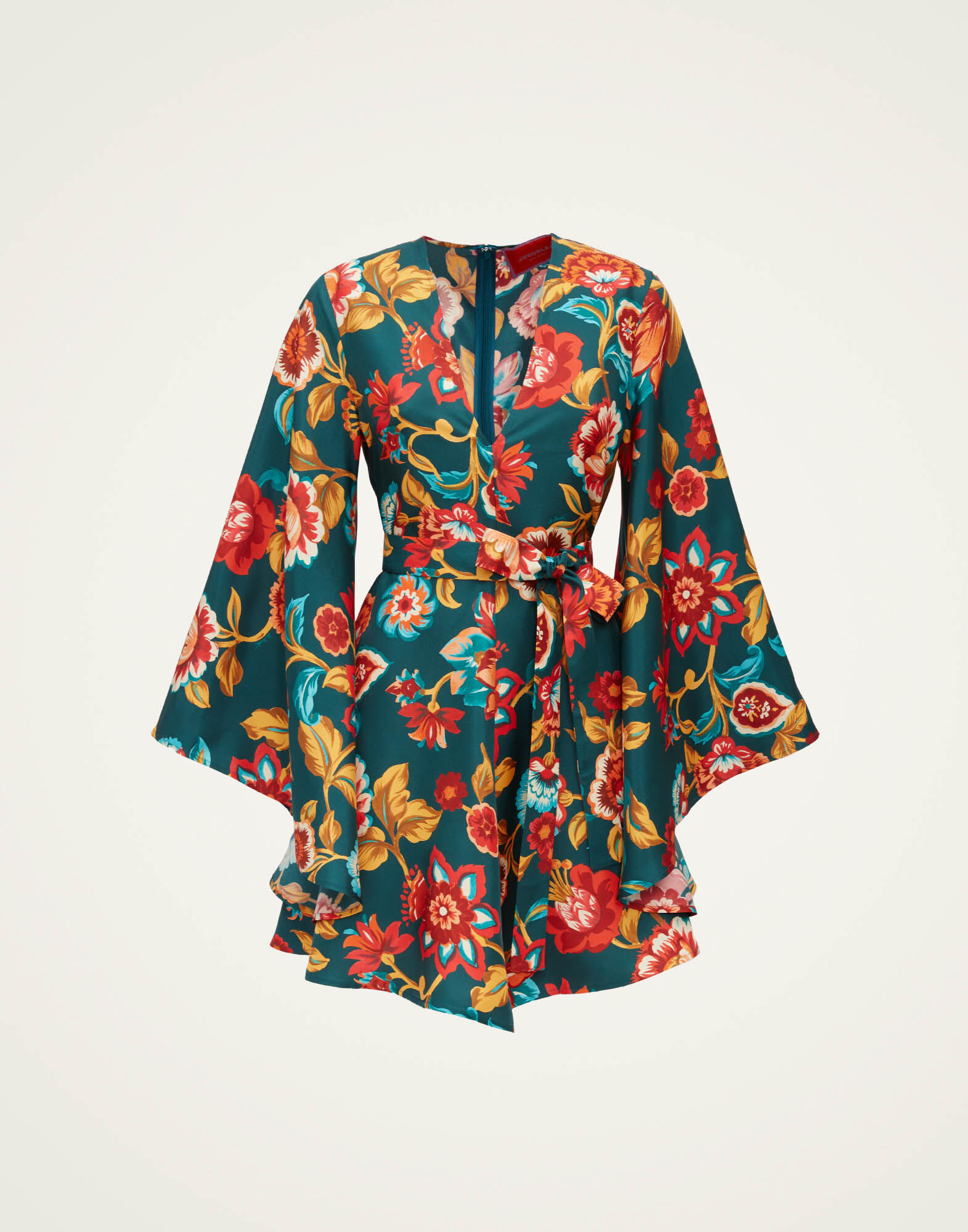 La DoubleJ Mini Magnifico Dress Hottie Emerald DRE0561SIL001HOT01GR04