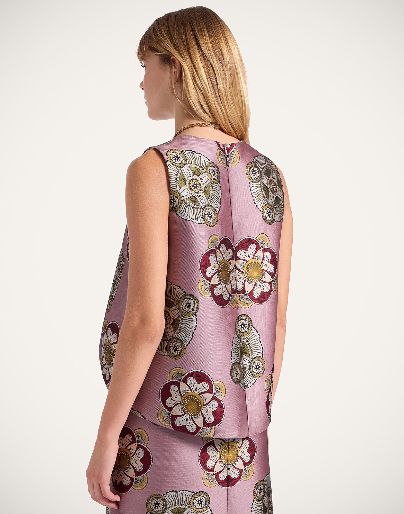 La DoubleJ La Scala Top Nucleus Dusty Pink TOP0016JCQ114NUC03PI10