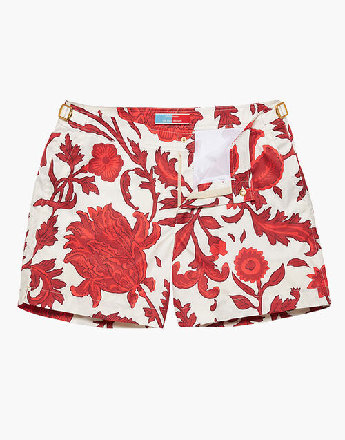 La DoubleJ Setter Swim Shorts Dragonflower Red SWI0089POL010DRE01RE01