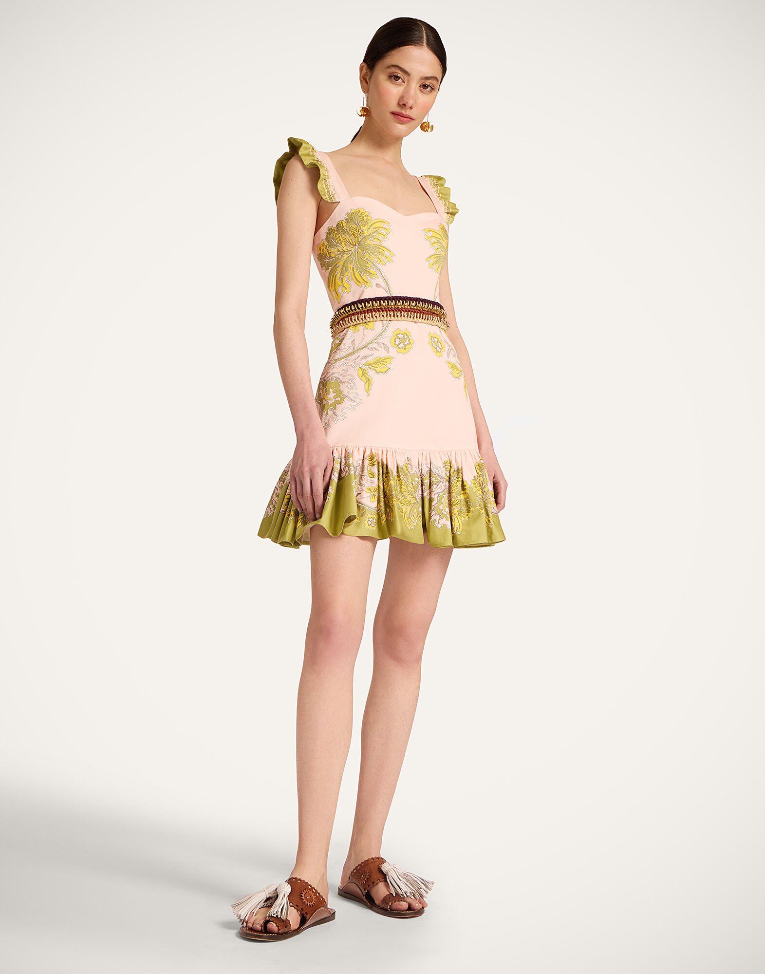 La DoubleJ Mini Gingerbread Dress Swathe Plac&eacute;e Pink DRE0859COT037SWA03PI01