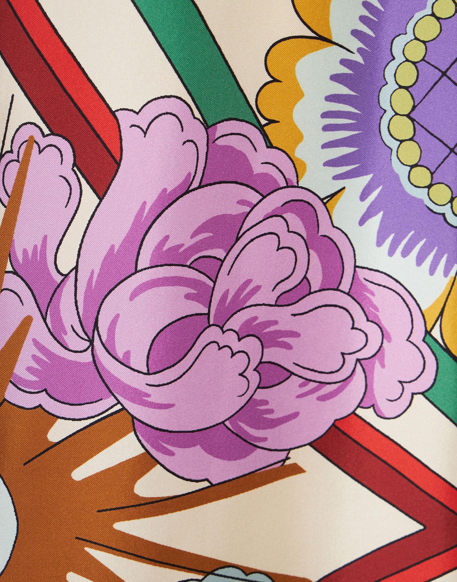 La DoubleJ Swing Dress Taormina Plac&eacute;e Rust DRE0128SIL006LRT01WH04