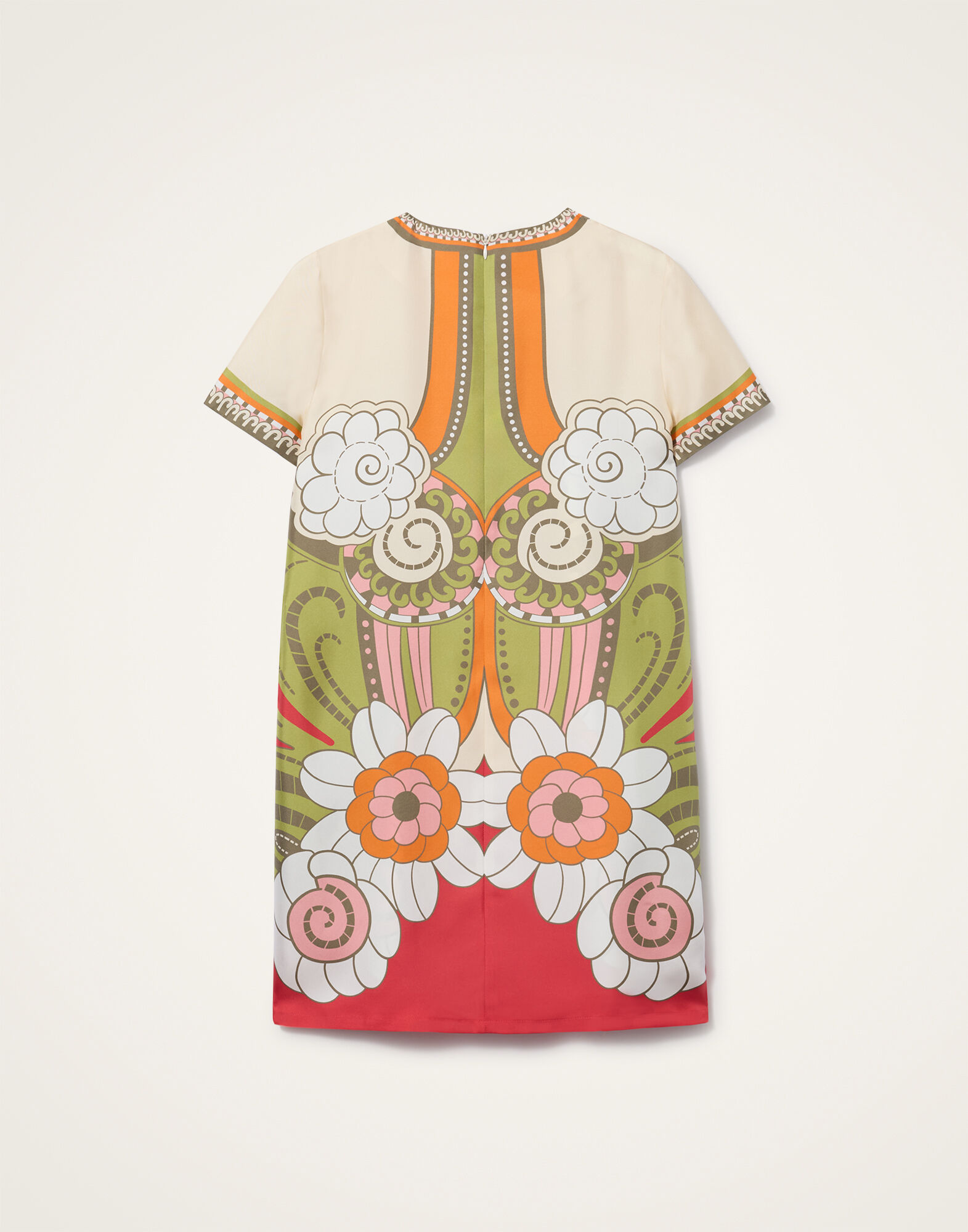 La DoubleJ Mini Swing Dress Ambrosia Plac&eacute;e Green DRE0169SIL006AMB03GR02