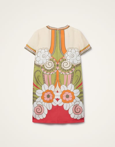 la double j mini swing dress La DoubleJ Women's Mini Swing Dress - Sun Jacquard Orange
