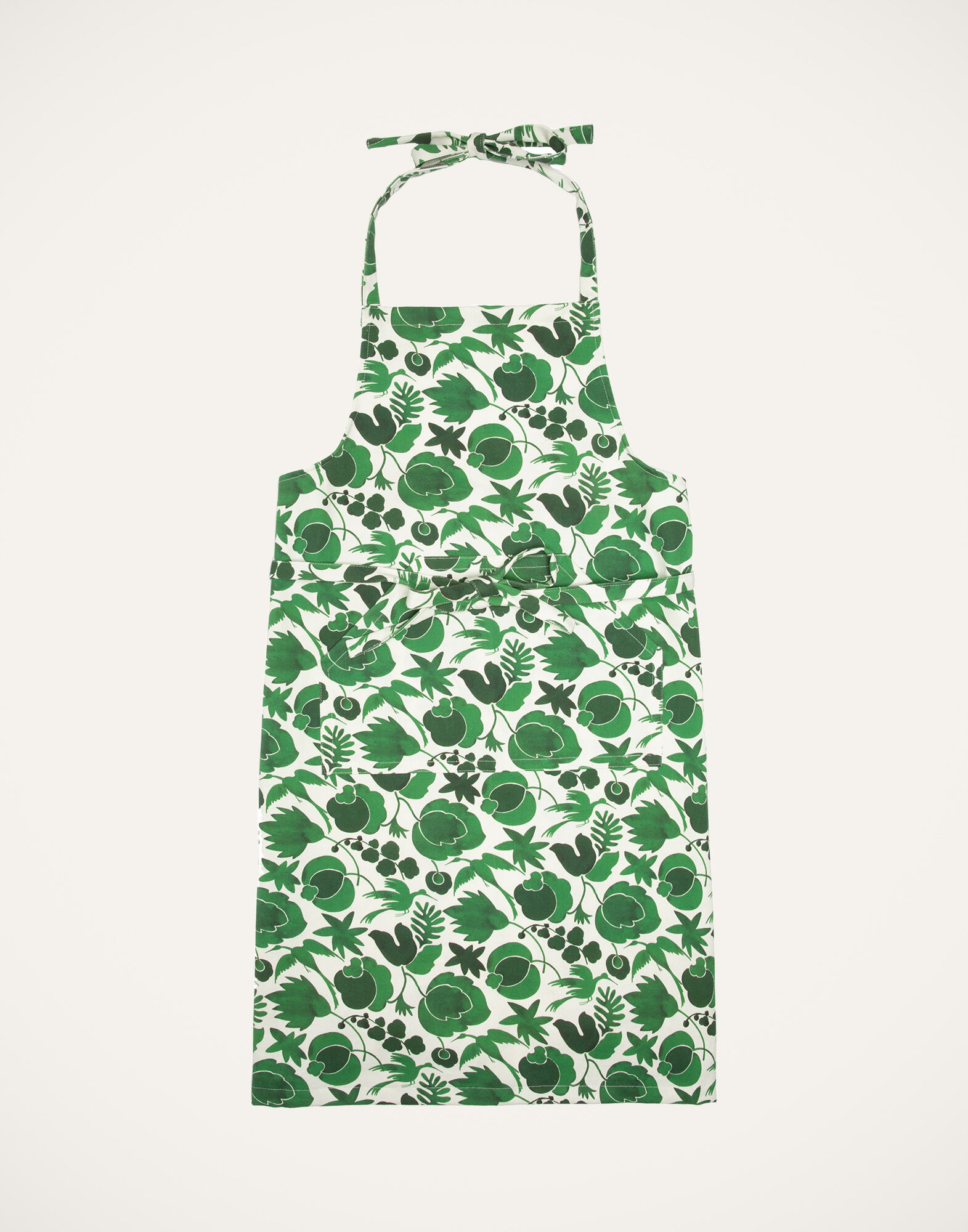 La DoubleJ Apron Wildbird Verde APR0001COT010CER0006
