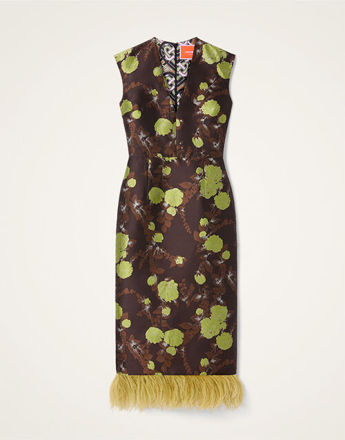 La DoubleJ Sleek Dress Devon Brown DRE1138JCQ141DEV05BR02