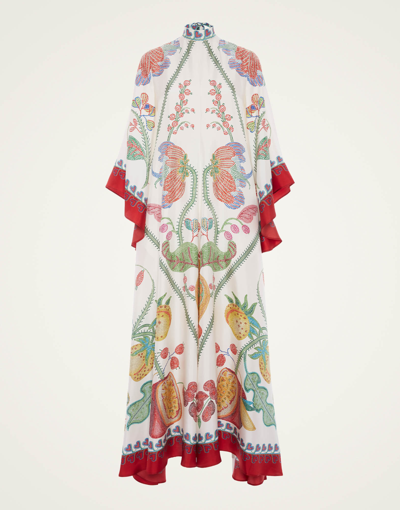 La DoubleJ Magnifico Dress Grenadilla Plac&eacute;e Off White DRE0232SIL006GRN01WH05