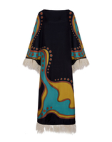 La DoubleJ Opera Column Dress Spritz Plac&eacute;e Black DRE0615SIL006SPR04BL01