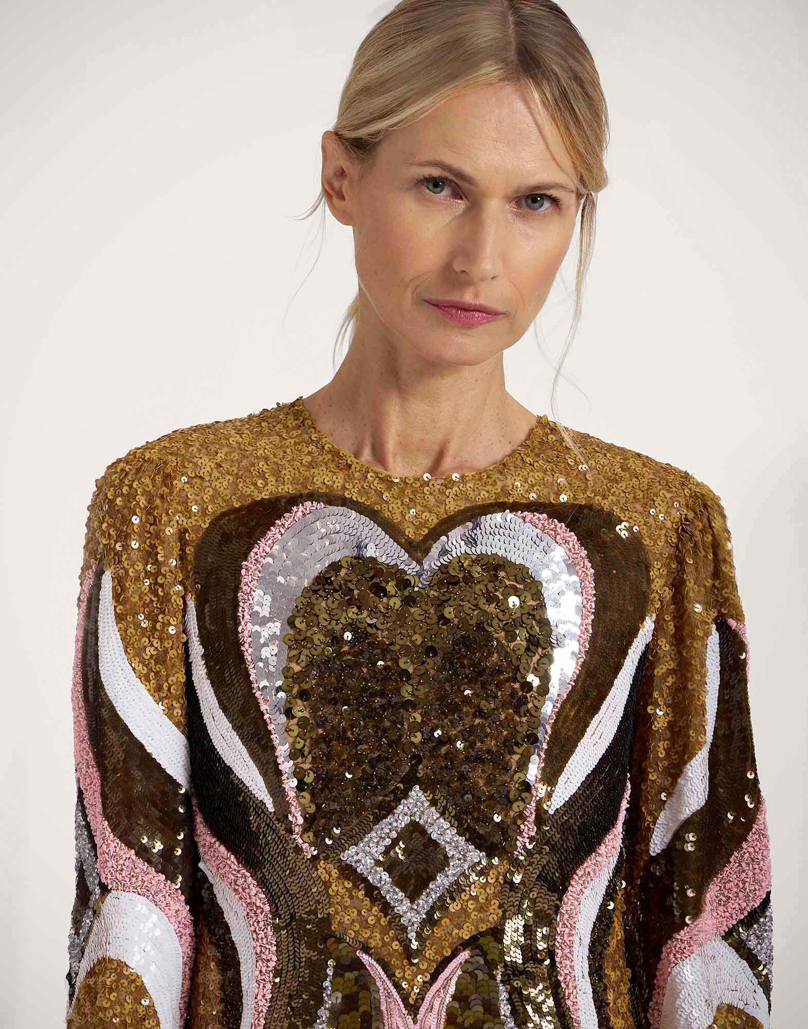 La DoubleJ Clingy Swing Jive Pink DRE0834PAI008JIV02PI01