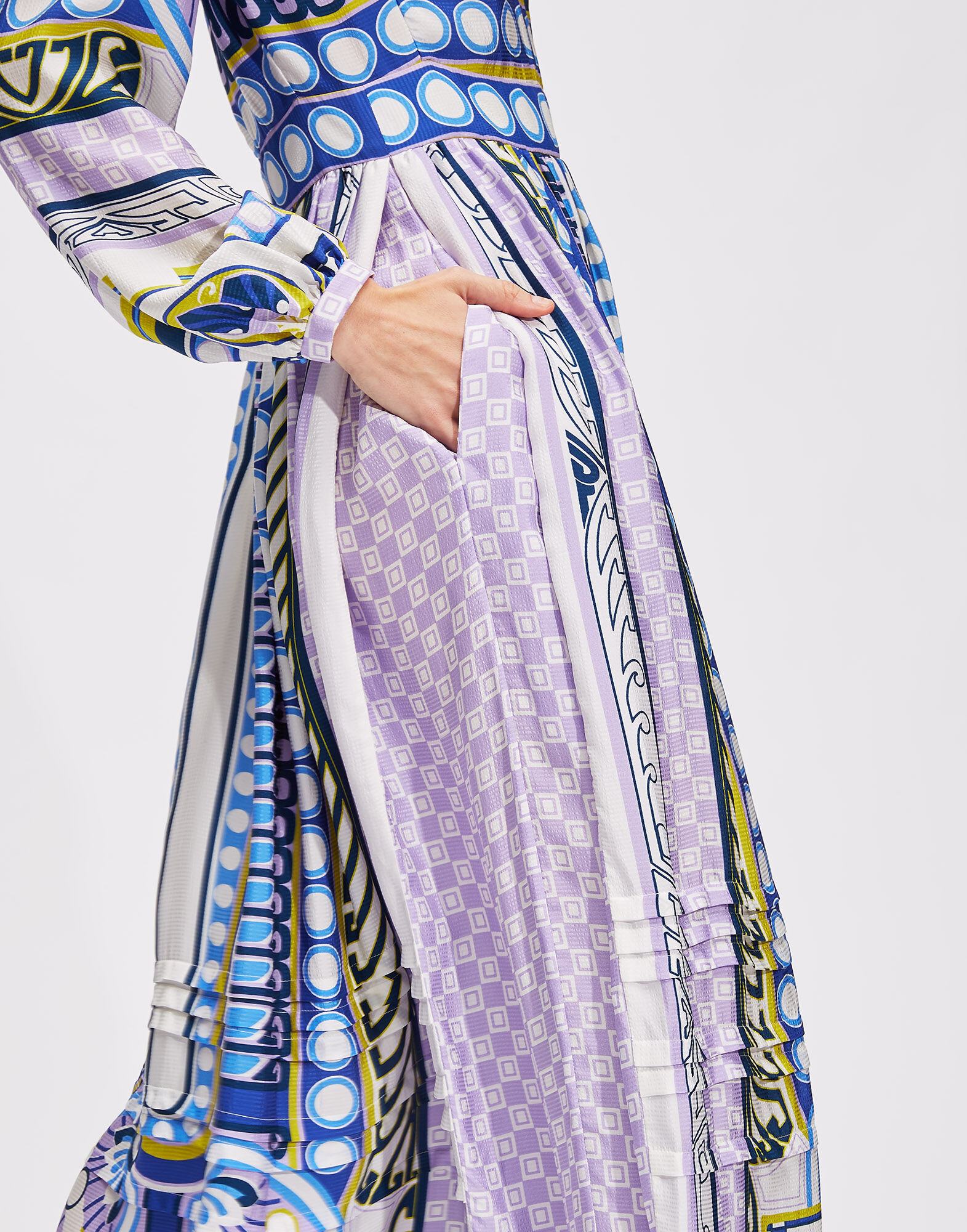 LaDoubleJ Pemberley Dress Ittica Blu DRE0129VIS004ITT0002