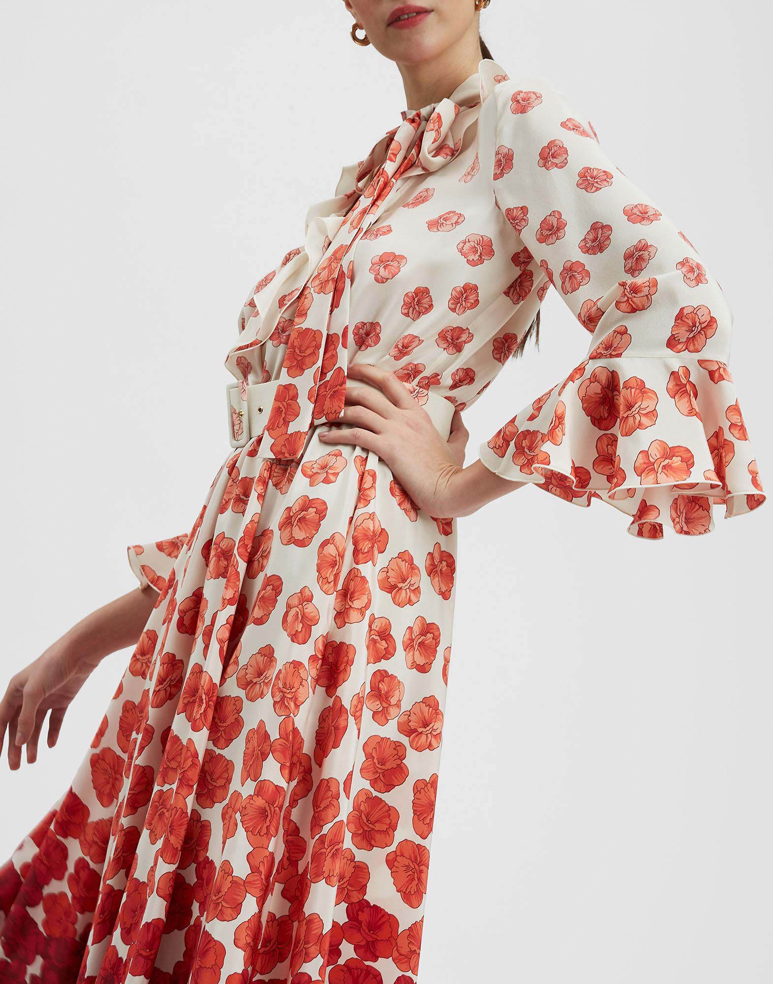 La DoubleJ Baby Dress Haze Plac&egrave;e Red DRE0635CRE001HAZ01RE01