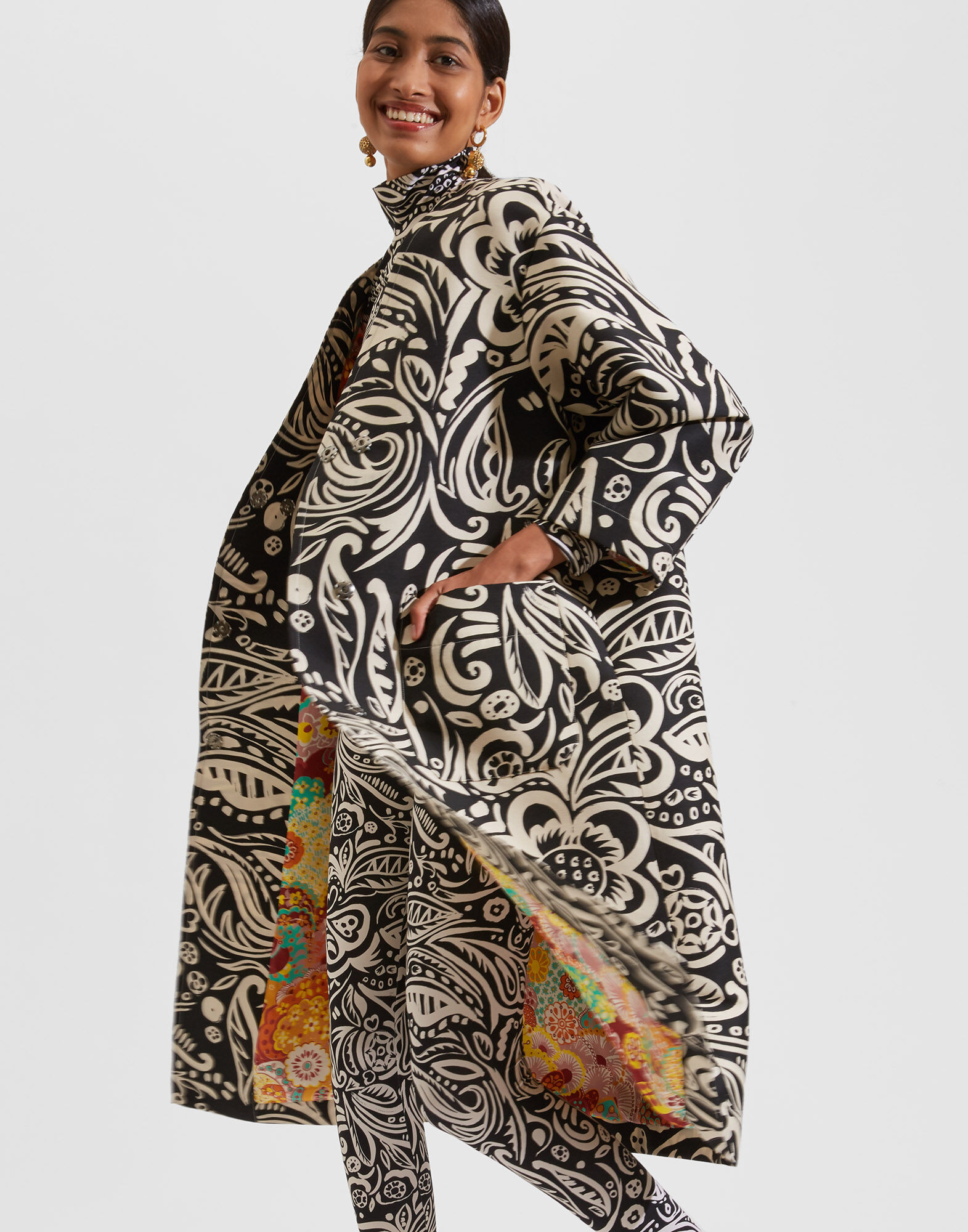 La DoubleJ Topper Coat Giga Fauve JAC0030CAD001FAU0002