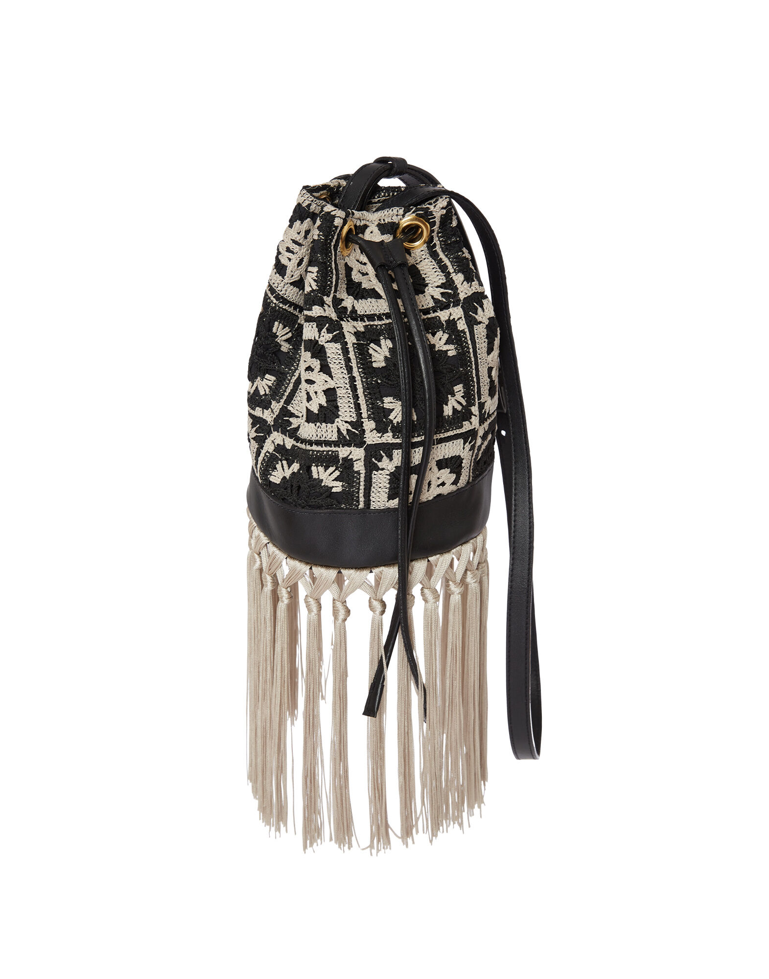 La DoubleJ Feria Crossbody Bag Mini Tiles Black BAG0061JCQ077MIT01BL01