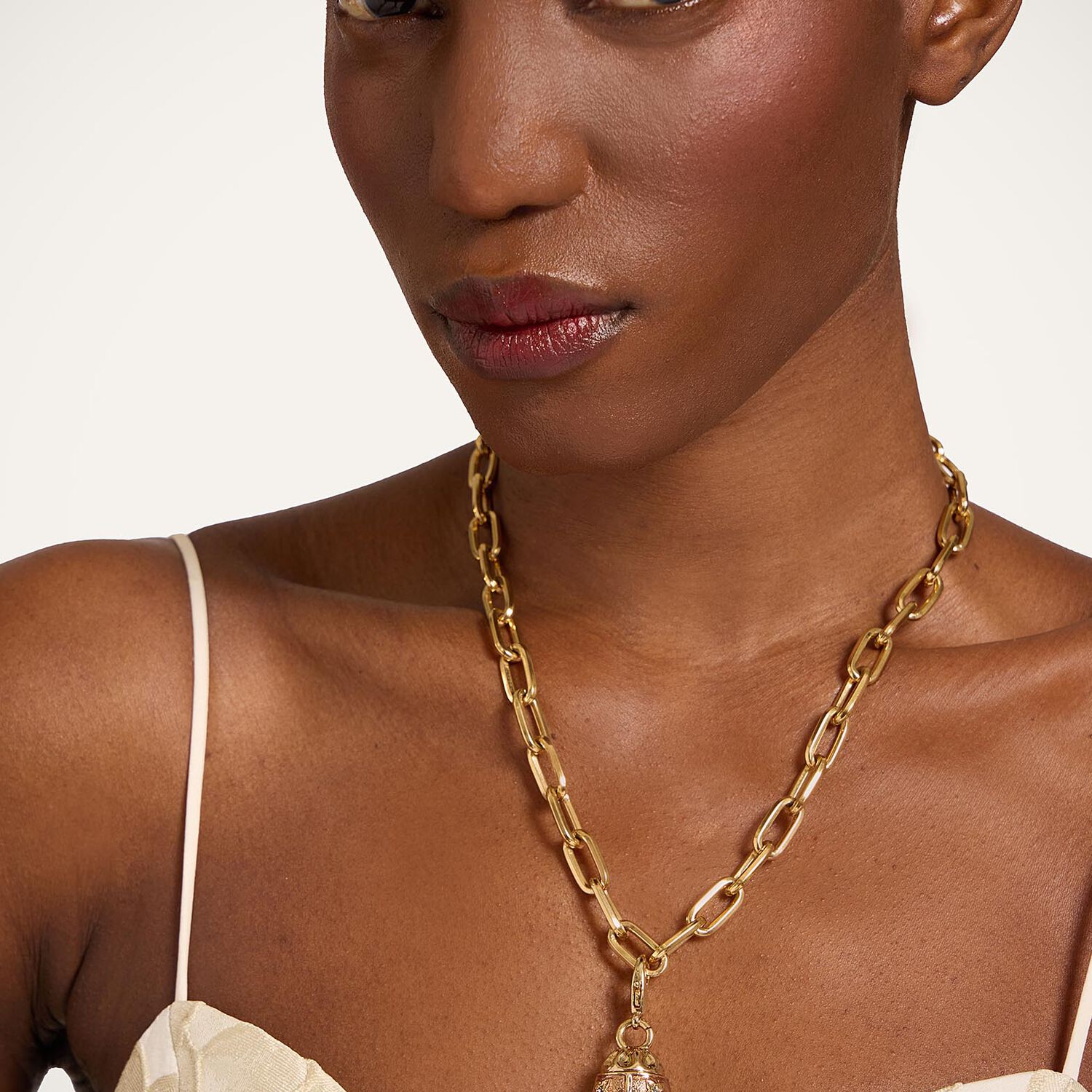 La Double J Lady Scarab Charm