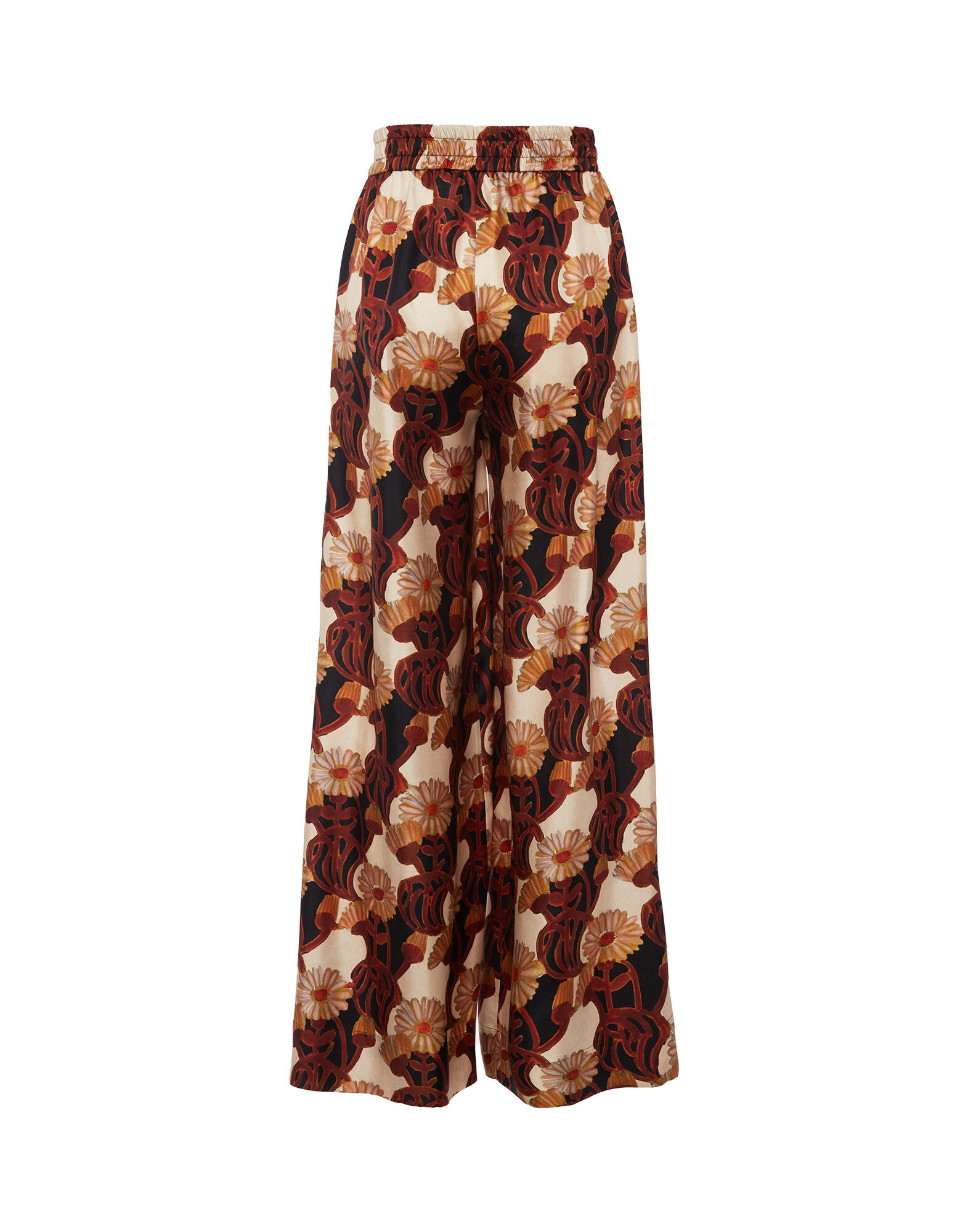 La DoubleJ Palazzo Pants White Gerber TRO0003VEL006GER0003