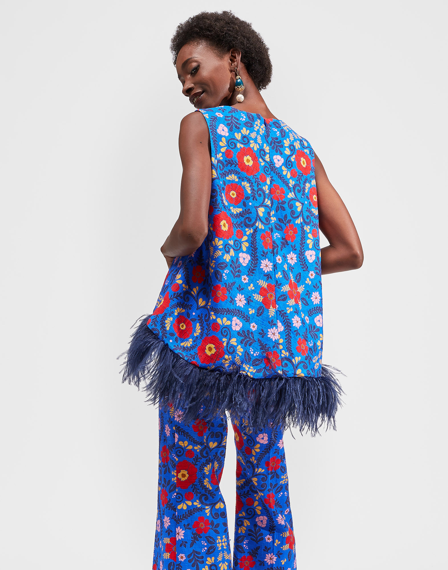 LaDoubleJ La Scala Top (With Feathers) Heckfield TOP0013COT005HEC0001