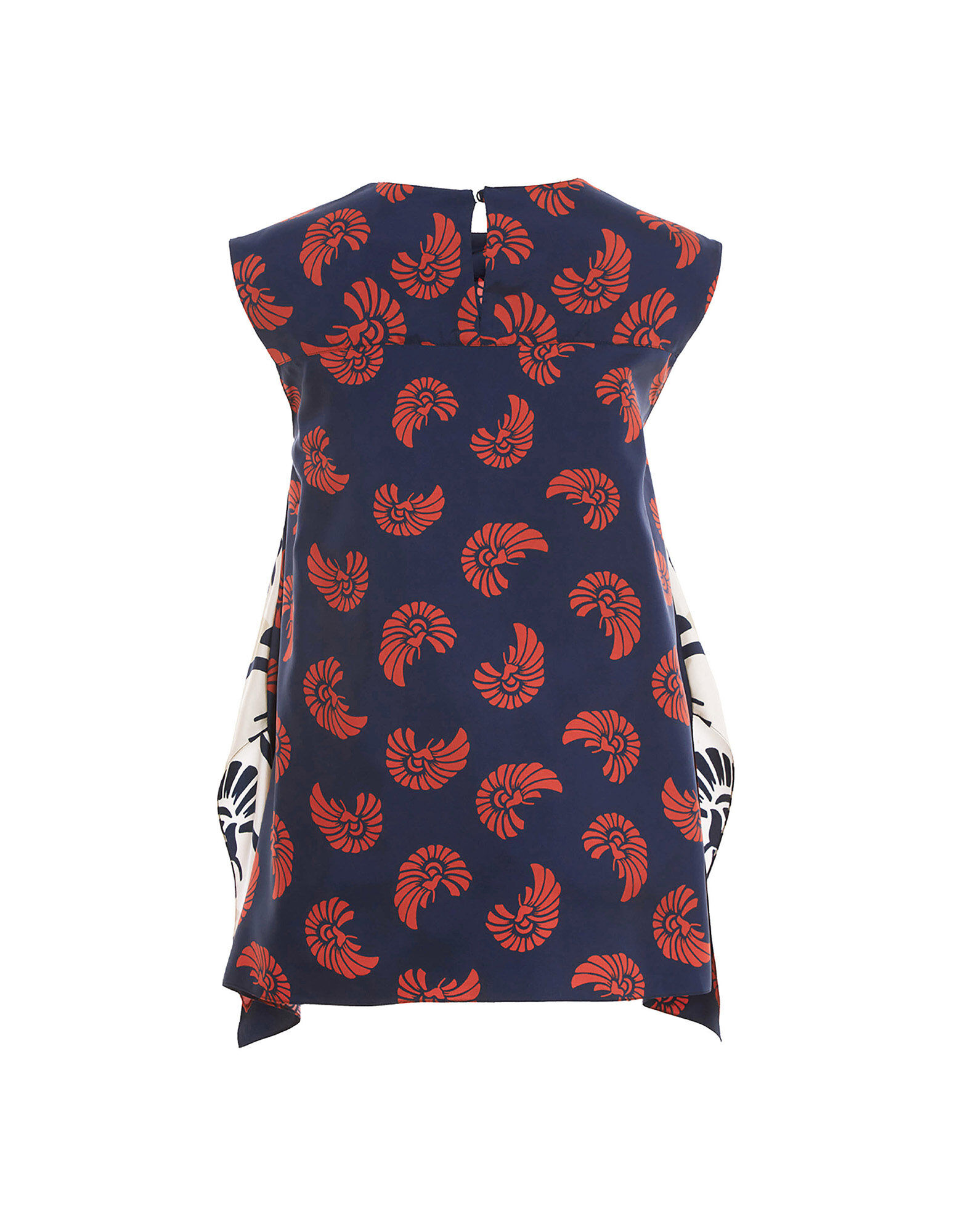 La DoubleJ San Carlo Top Palmetto Plac&eacute;e TOP0092SIL001PIG01BU06