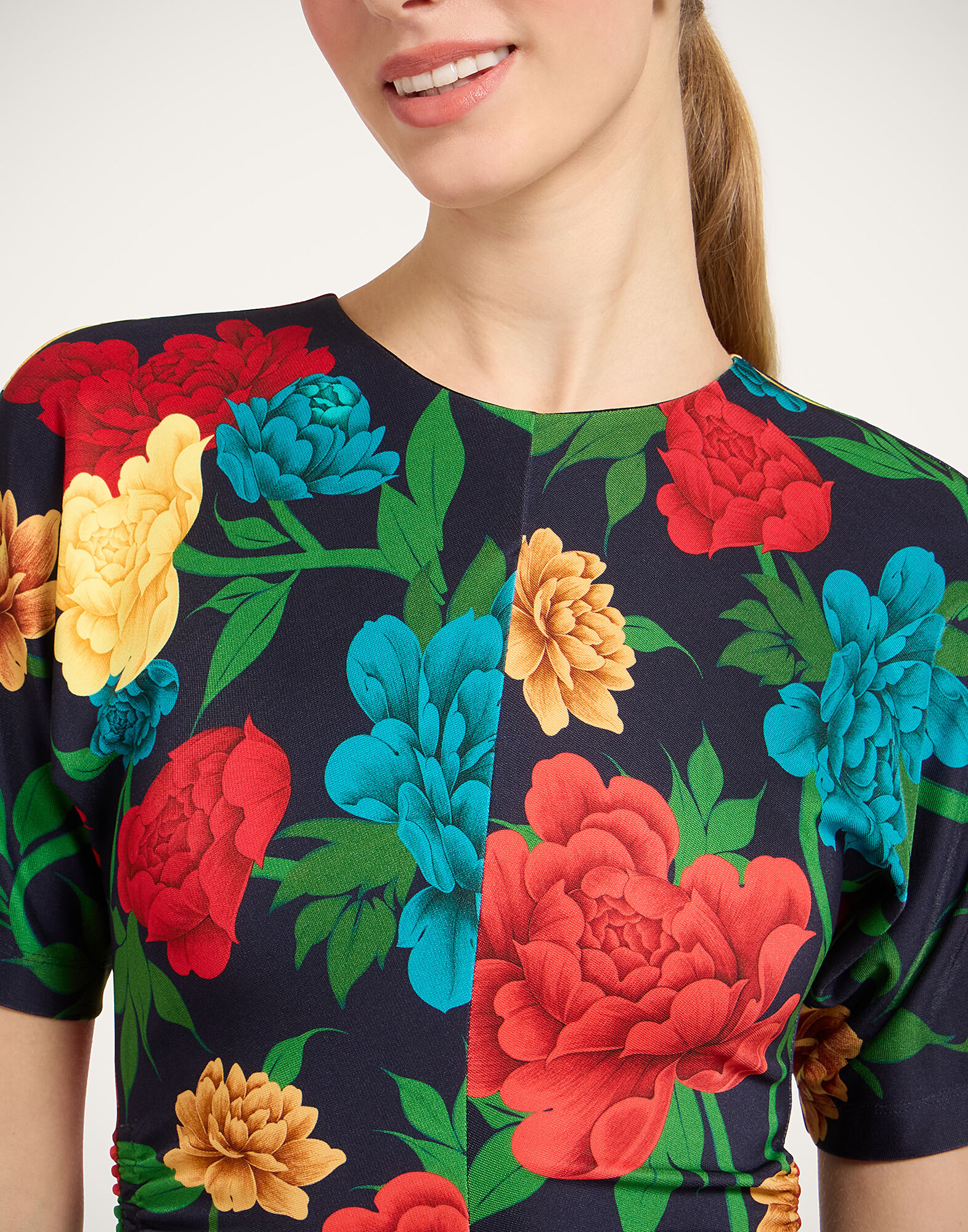 La DoubleJ Angelica Dress Queen Peony Blue DRE0836JER077QPE01BU03