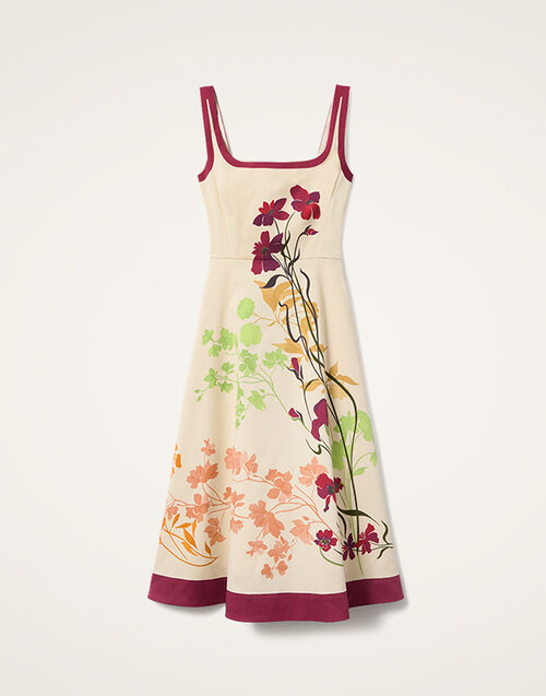 La DoubleJ Sophia Dress Corsage Placée Ivory DRE0448COT037CRS01WH04