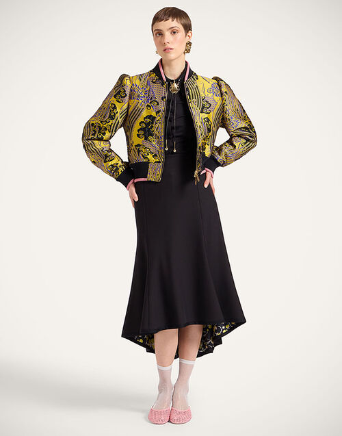 La DoubleJ Good Butt Skirt Solid Black SKI0180JER072SOLIDBL01