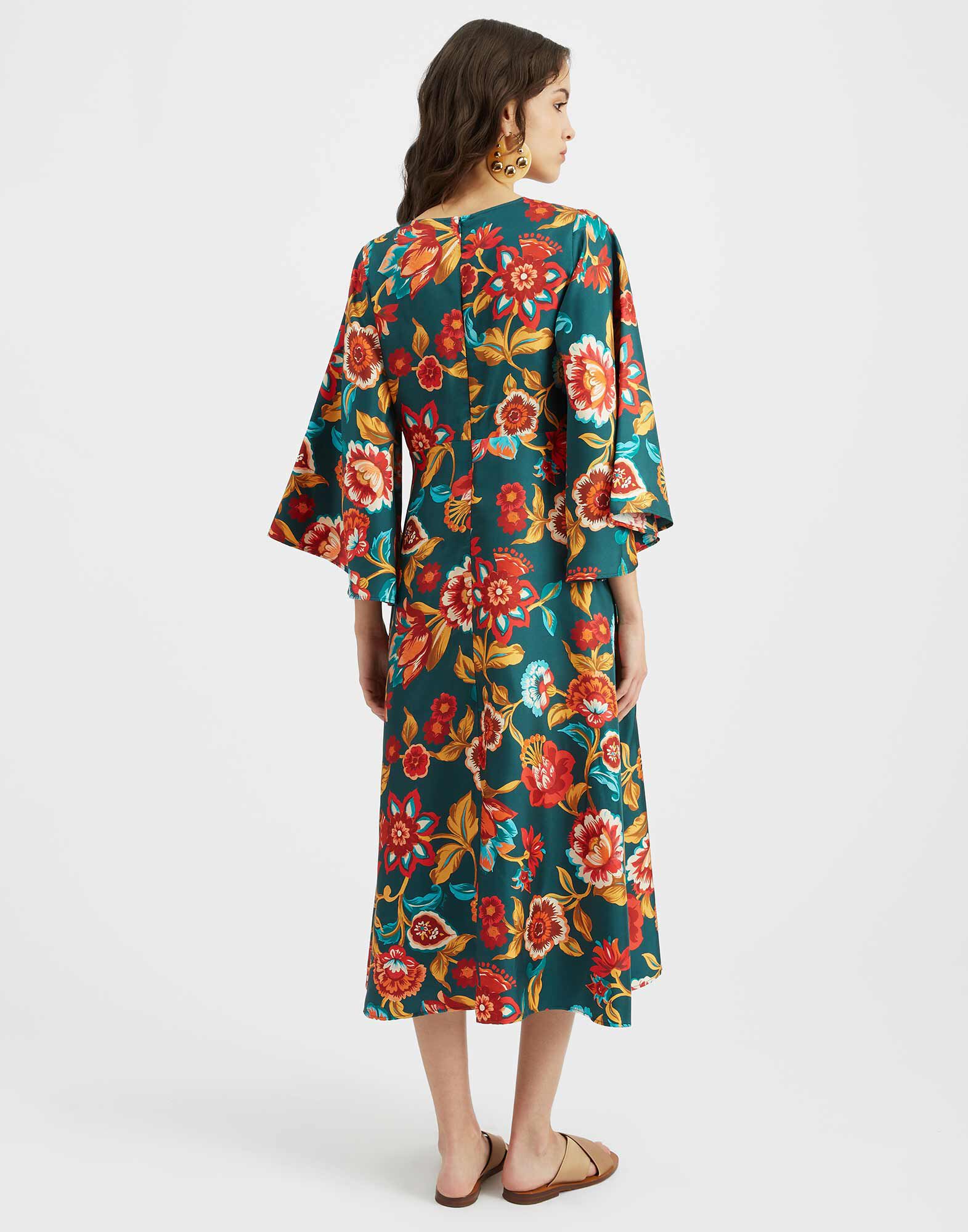 La DoubleJ Sorella Dress Hottie Emerald DRE0179SIL001HOT01GR04