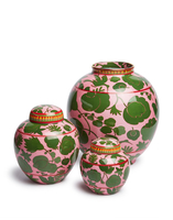 La DoubleJ Bubble Vase Wildbird Rosa/Verde VAS0003CER001CER0016