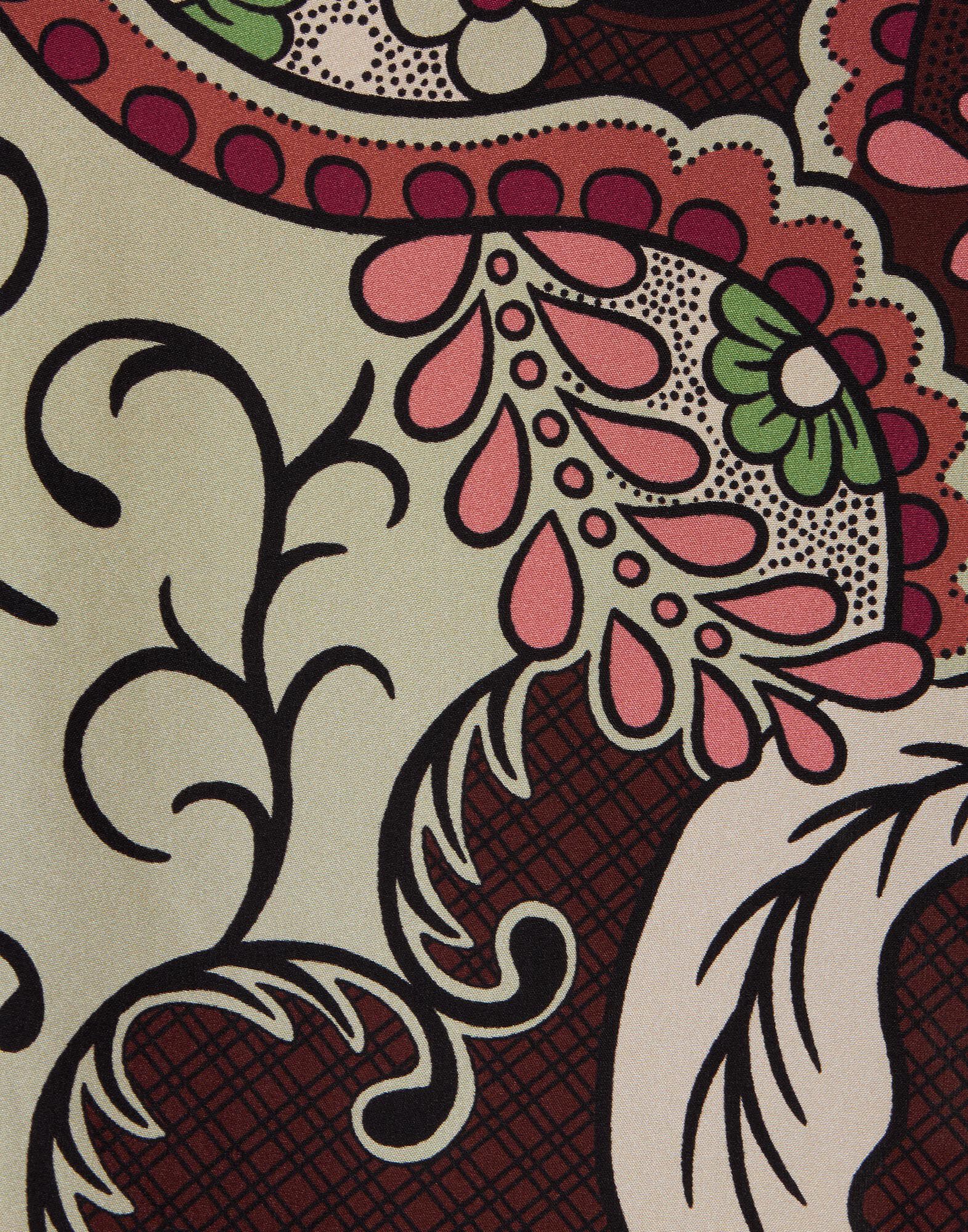 La DoubleJ Cerere Dress Portal Plac&eacute;e Brown DRE0399SIL009POR02BR11