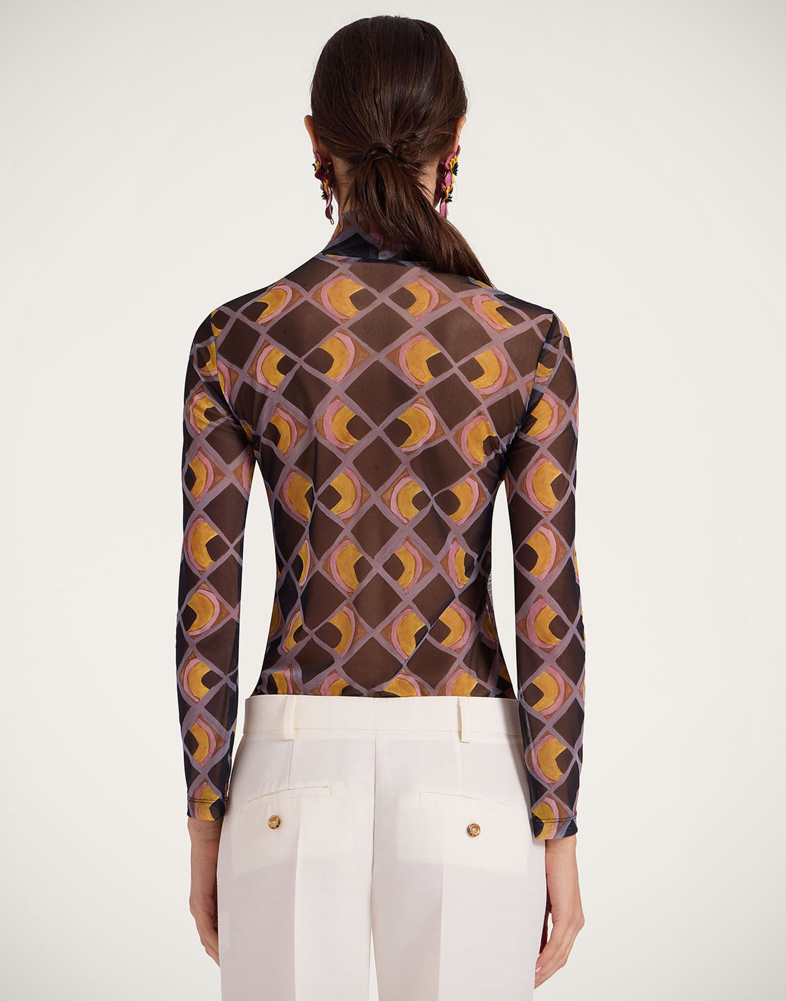 La DoubleJ Turtleneck Half-Light Black TOP0146JER035HAL02BL01