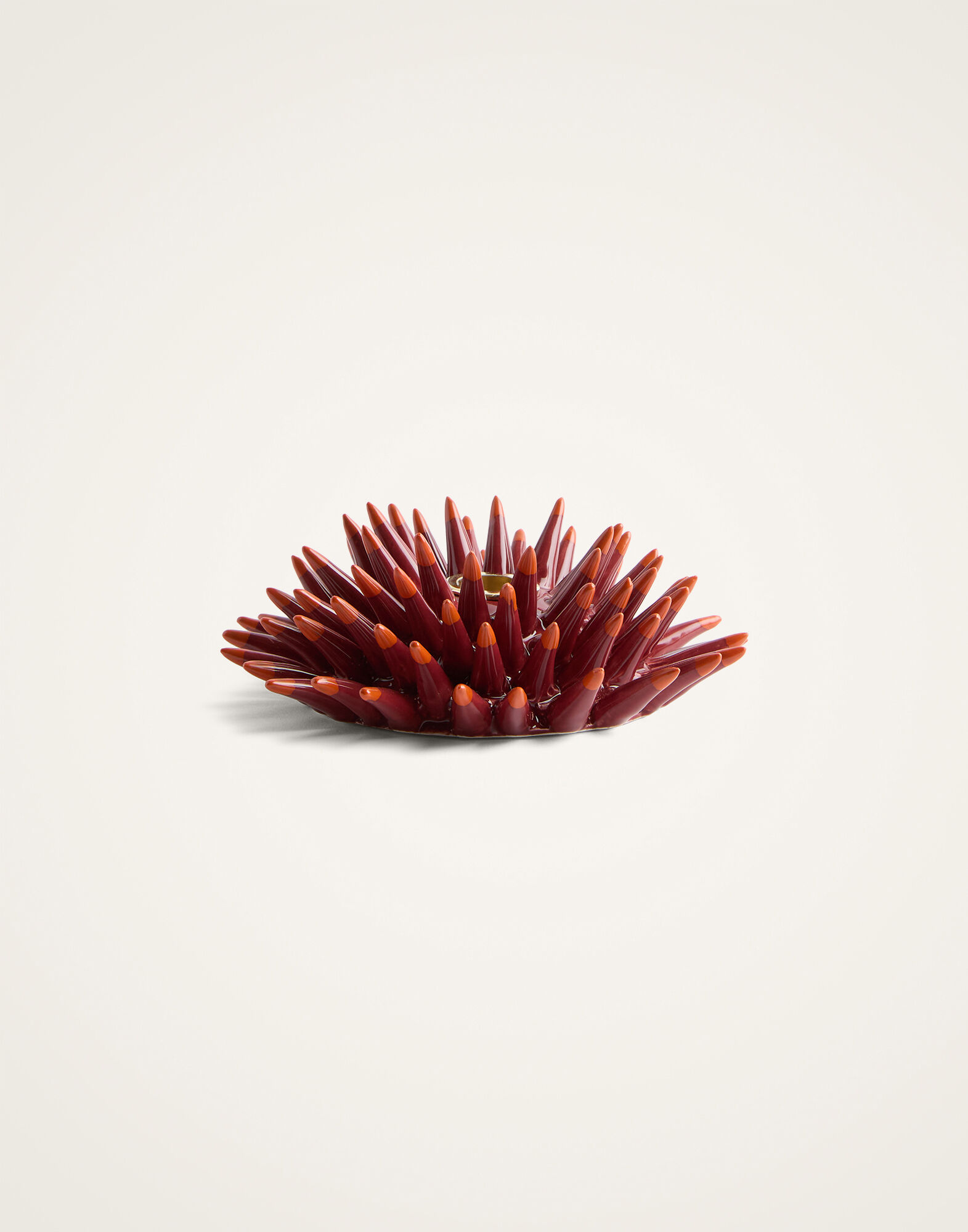 Spine Candle Holder in Solid Bordeaux - Homeware | La DoubleJ US