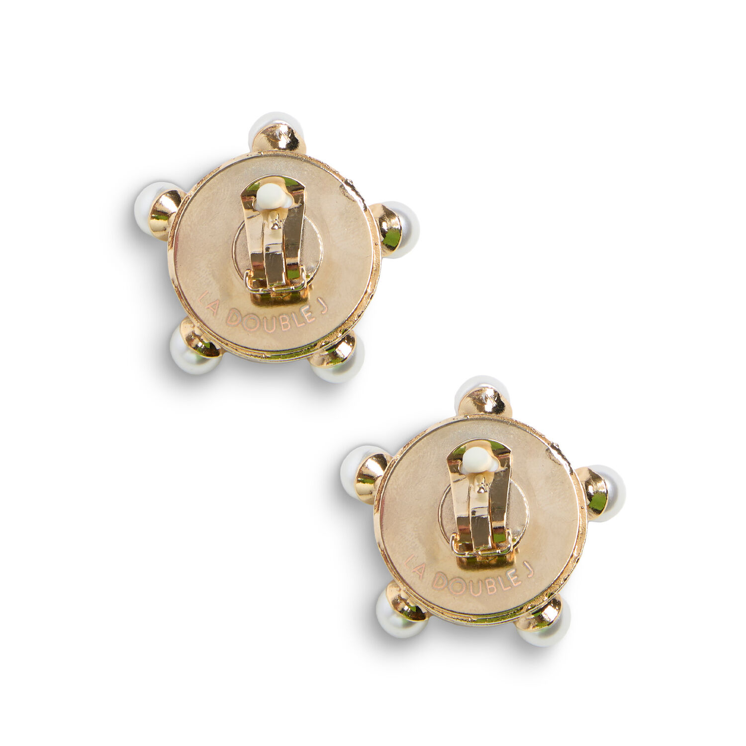 La Doublej Corsini Earrings In Solid Gold