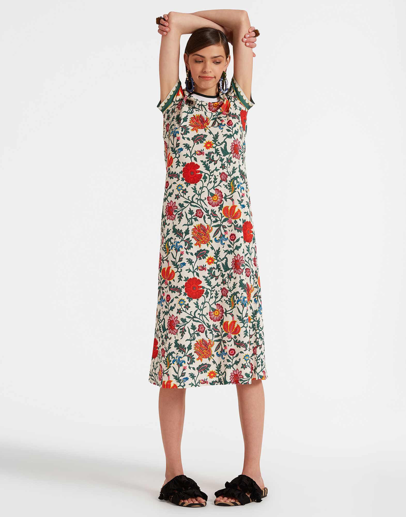 La DoubleJ Sporty Swing Dress Dragonflower Mini Multicolor DRE0247JER002DRE03MU01