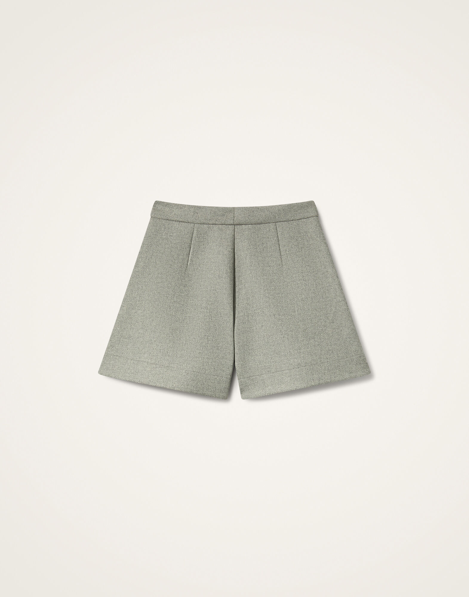 La DoubleJ Good Butt Shorts Solid Grey TRO0218WOL039SOLIDGY02