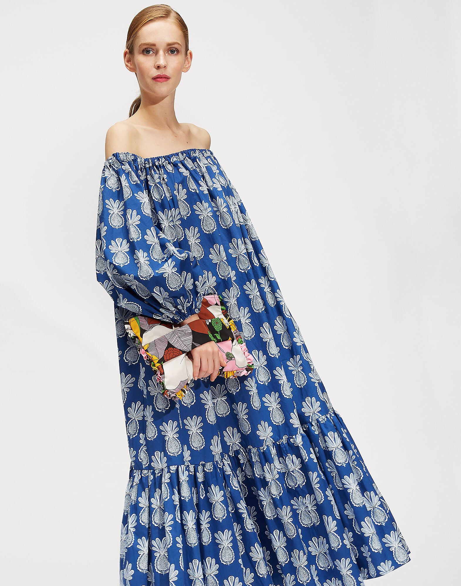 LaDoubleJ Hand Pochette Big Flower BAG0002NYL001BFL0001