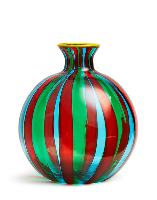 La DoubleJ Ciccio Vase (Smooth) Arancio/Verde/Acquamare VAS0009MUR001MUL0037