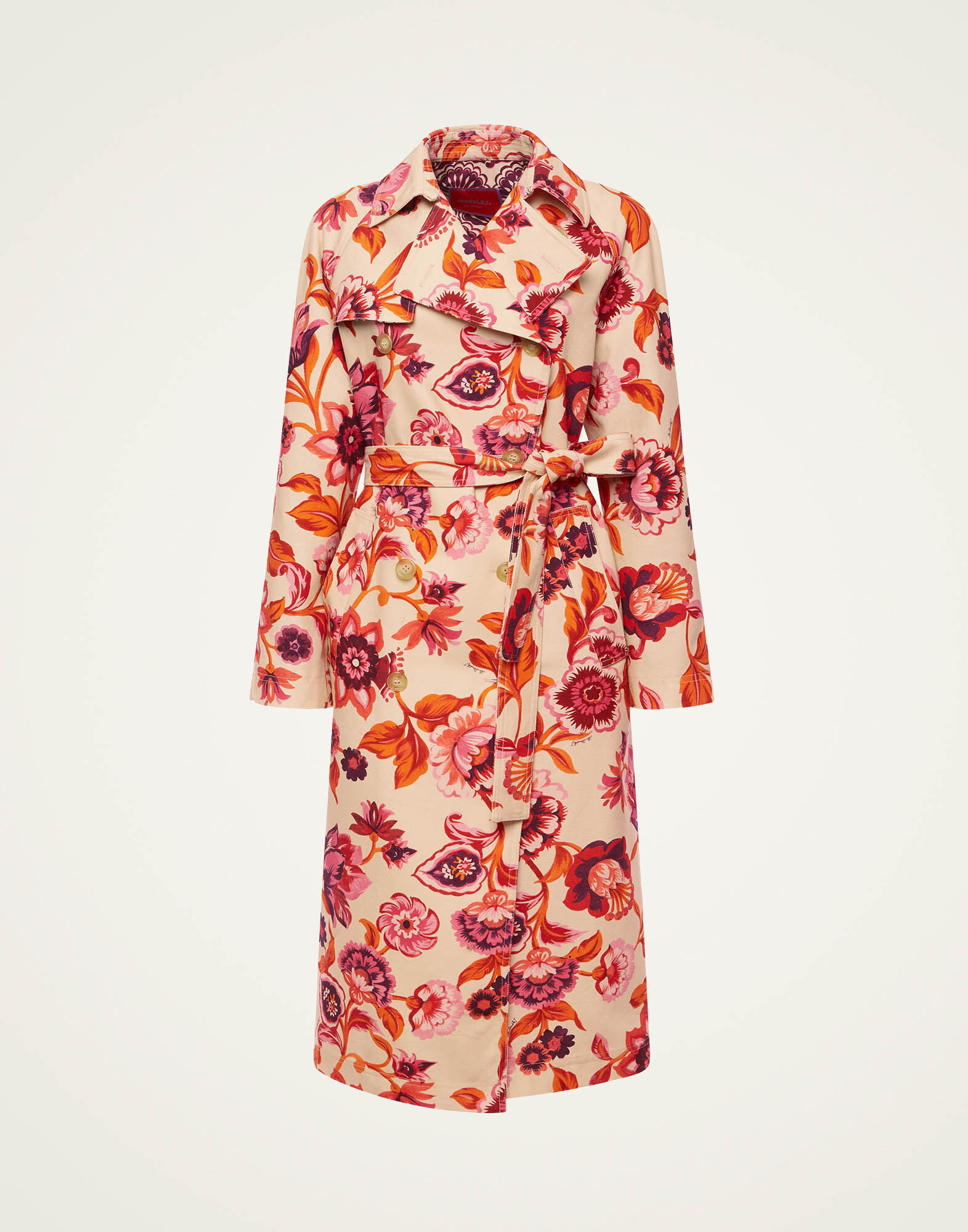 La DoubleJ Milano Trench Coat Hottie Cream JAC0054COT050HOT01WH03