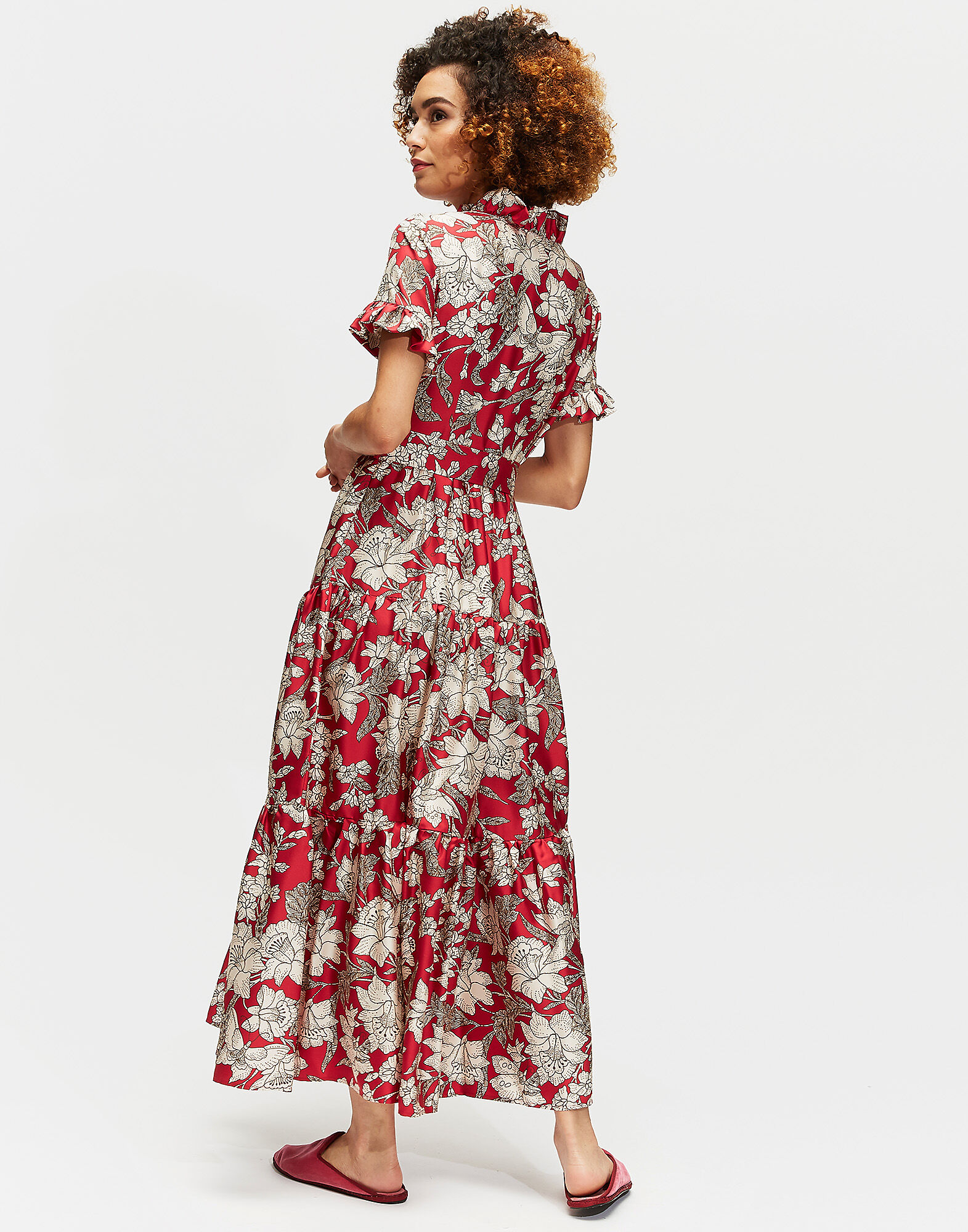 LaDoubleJ Long and Sassy Dress Lilium DRE0017SIL001LIL0001