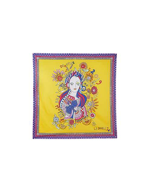 LaDoubleJ Square Scarf Demeter SCA0006COS001DEM0004