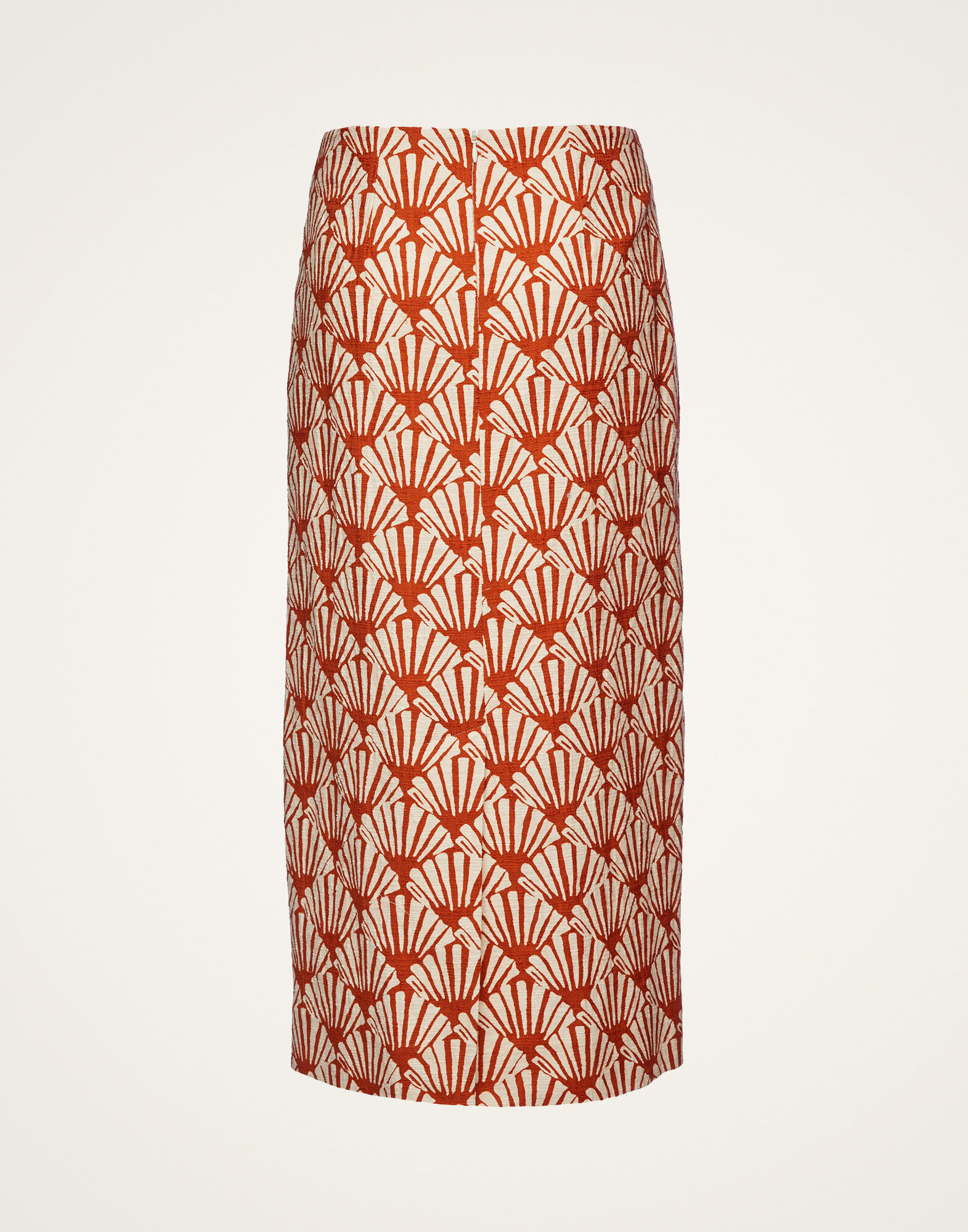 La DoubleJ Pencil Skirt Ventaglio SKI0011COT005VEN0001