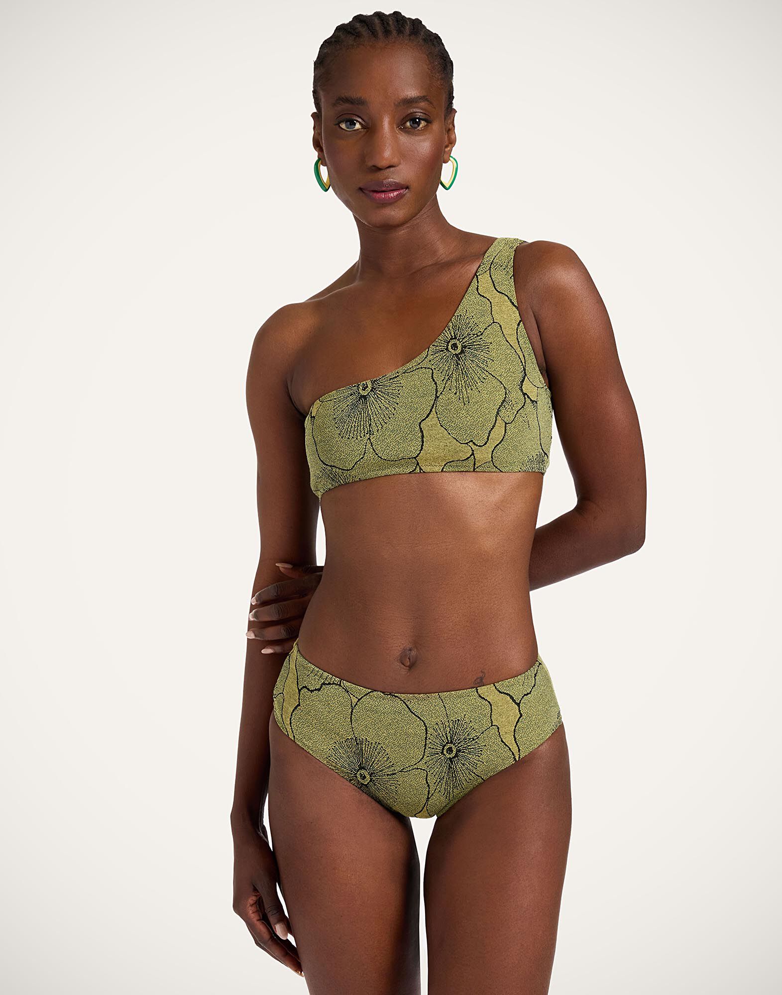 La DoubleJ Goddess Bikini Top Primrose Yellow SWI0024JER064PRI02YE02